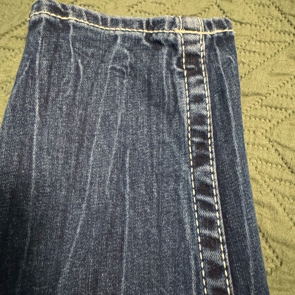 Maurice’s Vigoss Sequin Skinny Jeans Arrow Stitch NWOT pocket sequins size 12 - Picture 11 of 13